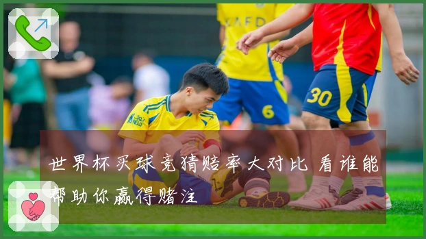 世界杯买球竞猜赔率大对比 看谁能帮助你赢得赌注